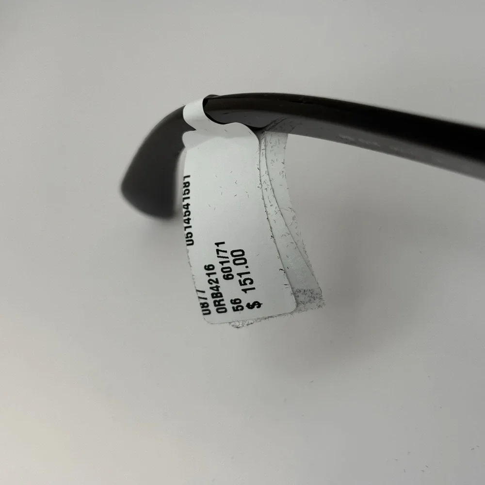 Ray Ban Highstreet RB4216 56mm Sunglasses Authentic Unisex Black Green